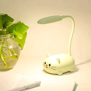 Lampe de Bureau LED Chat de Dessin Animé