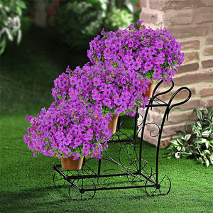 Fleurs de simulation violettes