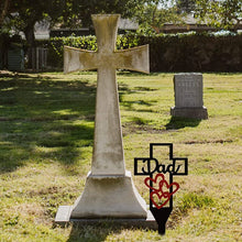 Charger l&#39;image dans la galerie, Pieu de la croix commémorative du cimetière pour les parents