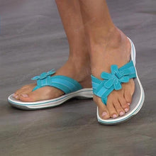 Charger l&#39;image dans la galerie, Nouvelles sandales à fleurs plates élégantes