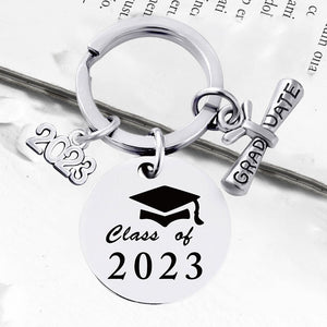 Porte-clés en métal 2023 Saison de diplôme Cadeau