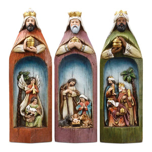 Three Wise Men Nativity Set