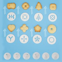 Charger l&#39;image dans la galerie, Kit presse à biscuits en acier inoxydable