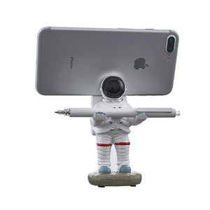 Support De Téléphone Portable ou De Stylo en Modèle d'Astronautes