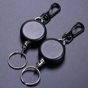 Porte-clés avec Câble Métallique Rétractable (3 pièces)