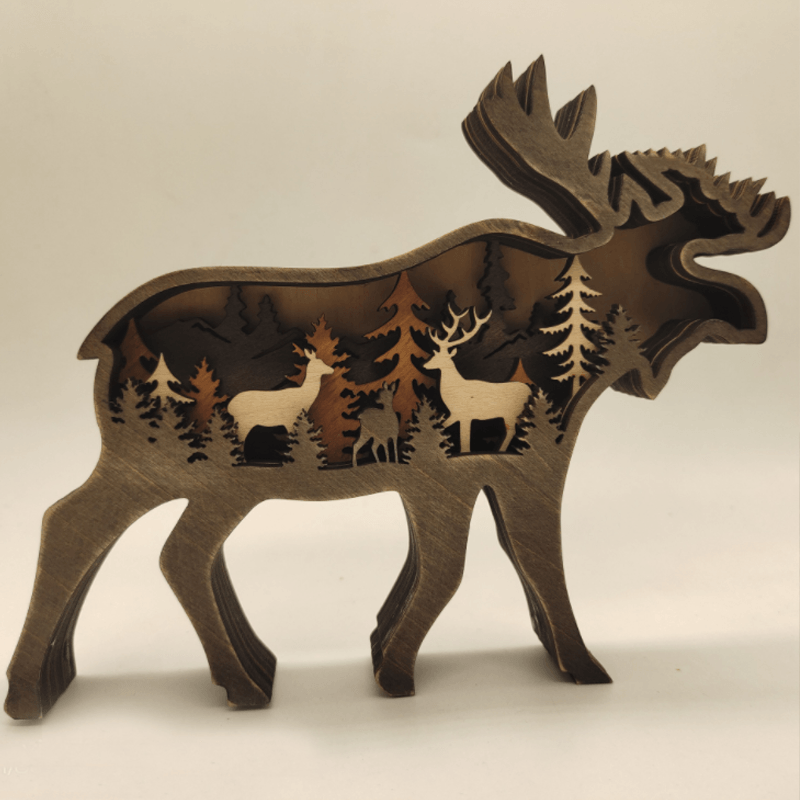 【🎅Vente de Noël Anticipée🎅】Décoration d'animaux de la forêt créative de Noël