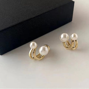 Boucles d'oreilles perles classiques