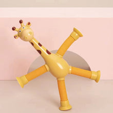 Charger l&#39;image dans la galerie, Jouet girafe télescopique avec ventouse