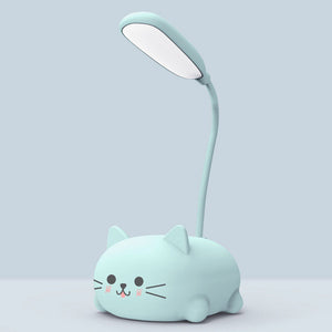 Lampe de Bureau LED Chat de Dessin Animé