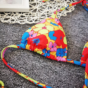 Nouveau bikini de plage sexy à imprimé floral