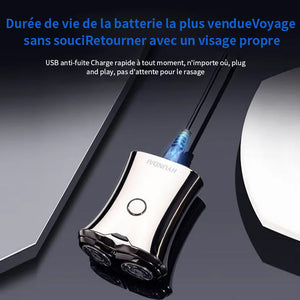 Mini Rasoir Electrique Portable Lavable