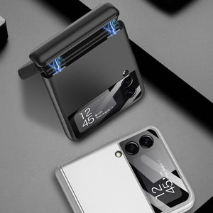 Coque magnétique tout compris luxueuse pour Samsung Galaxy Z Flip 3