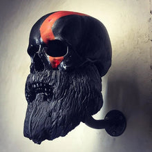 Charger l&#39;image dans la galerie, Porte-casque tête de mort moto